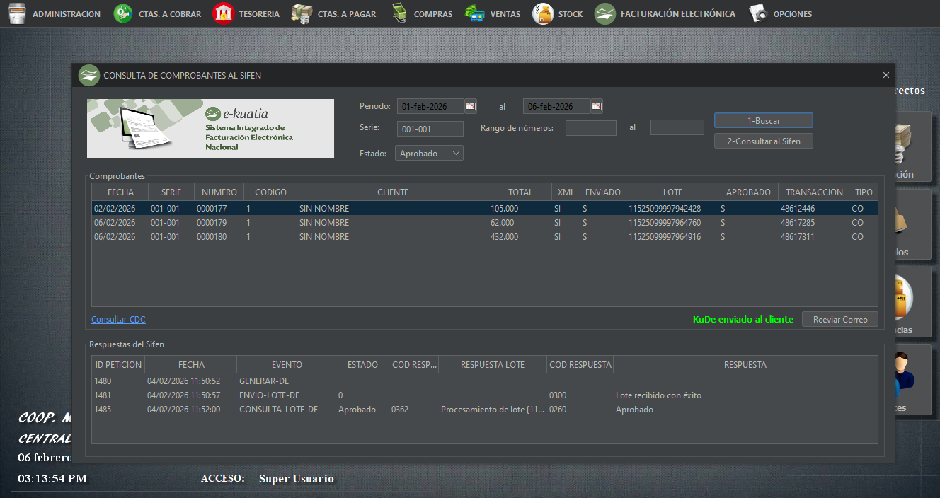 Facturación electrónica